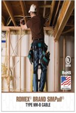 Southwire Romex Brand Simpull Solid Indoor 14/2 W/G NMB Cable 50ft coil - Image 2