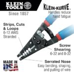 Klein Tools 11053 Klein-Kurve Wire Stripper and Cutter - Image 2