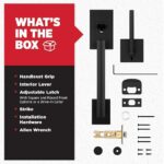 Kwikset San Clemente Front Door Handle No Lock - Image 2