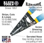Klein Tools 11055 Wire Cutter and Stripper, Made in USA - Image 3