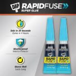 DAP RapidFuse All Purpose Adhesive 2 Pack, Clear, 0.1 oz - Image 3