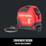 CRAFTSMAN Keychain Tape Measure, 6 FT (CMHT37106G) - Image 2
