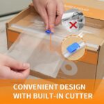 Wevac 8” x 150’ Food Vacuum Seal Roll Keeper with Cutter - Image 3