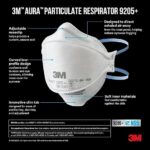 3M Aura Particulate Respirator 9205+ N95, Lightweight - Image 2