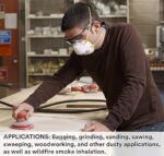 3M Particulate Respirator 8210V with Cool Flow Valve, Pack of 80, NIOSH APPROVED - Image 2