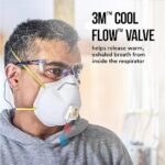 3M N95 Respirator 8511, Cool Flow Valve - Image 3
