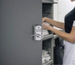 Kwikset SmartCode 955 Pembroke Light Commercial 10-Button Keypad Electronic Lever - Image 2