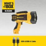 STANLEY Rechargeable Lithium Ion Ultra Bright LED Spotlight Flashlight - Image 3