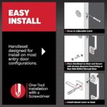 Kwikset San Clemente Front Door Handle No Lock - Image 3