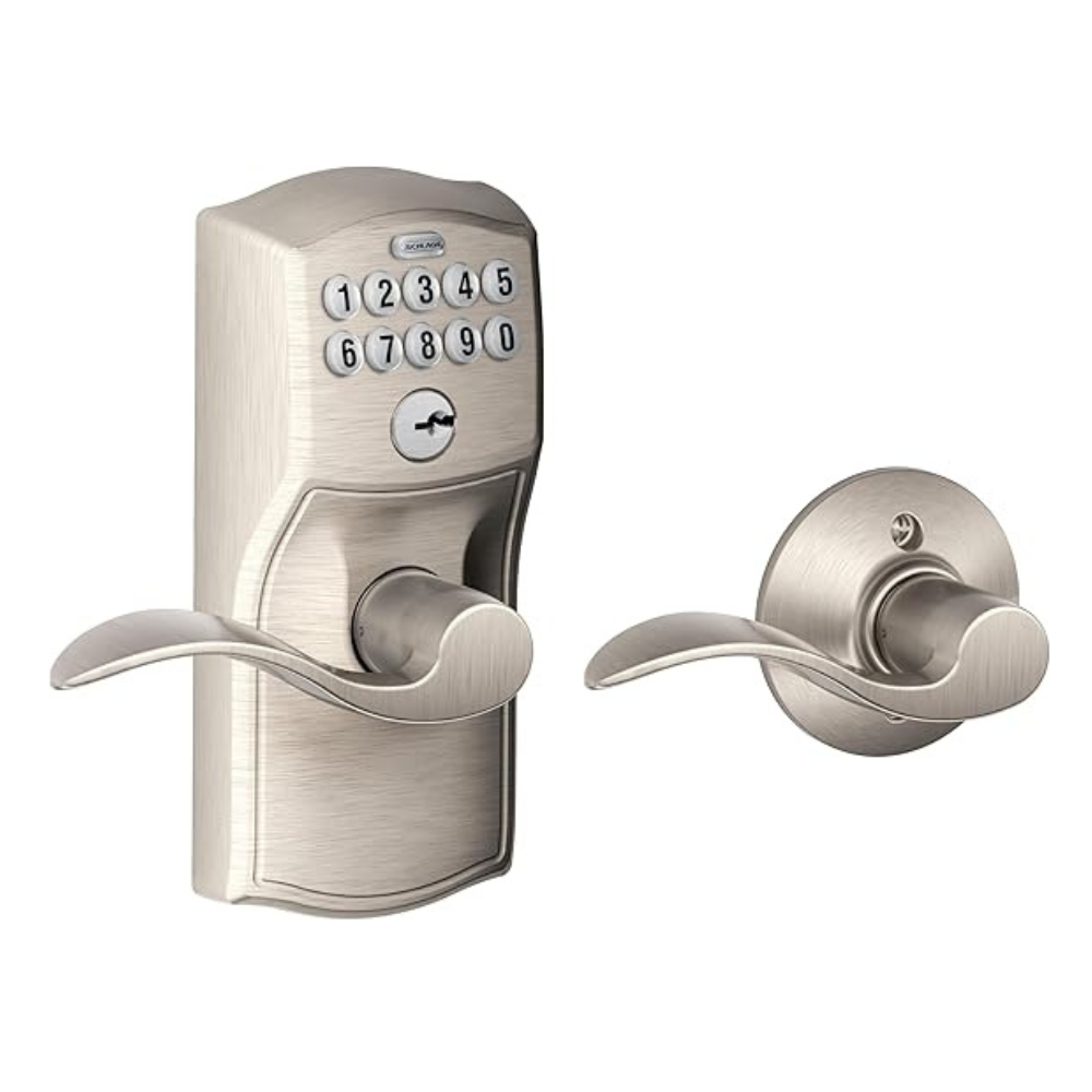 Untitled-design-2025-04-20T232958.391.png Schlage FE575 CAM 619 ACC Camelot Keypad Lock with Accent Lever - Image 1