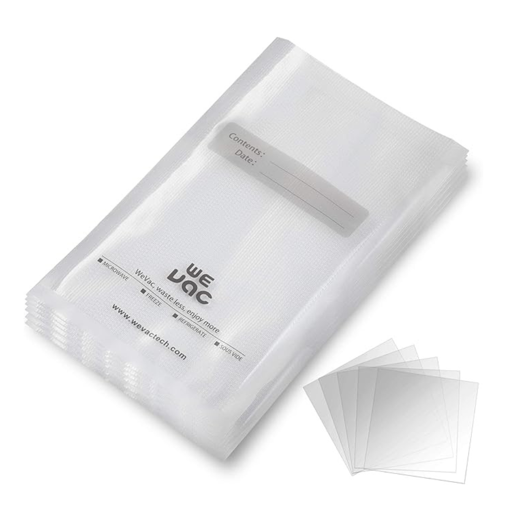 Untitled-design-2025-04-21T141733.828.png Wevac Vacuum Sealer Bags 100 Pint 6x10 Inch for Food Saver - Image 1
