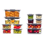 Rubbermaid Brilliance BPA-Free Airtight Food Storage Containers, 24-Piece Set