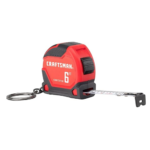 CRAFTSMAN Keychain Tape Measure, 6 FT (CMHT37106G)