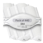 3M Aura Particulate Respirator 9205+, N95, Pack of 440 Disposable Respirators